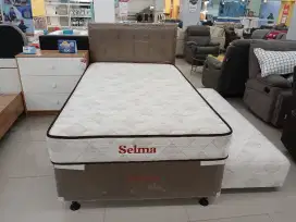 Soica 2in1 bed grey& brown