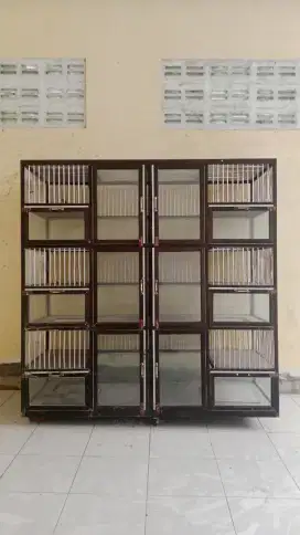 Dijual Kandang Besi Ukuran Besar - Panjang 1,8m, Tinggi 1,5m