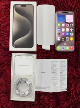 Iphone 15 Pro Max 256GB Bekas Pakai Ex iBox Mulus Istimewa Terawat