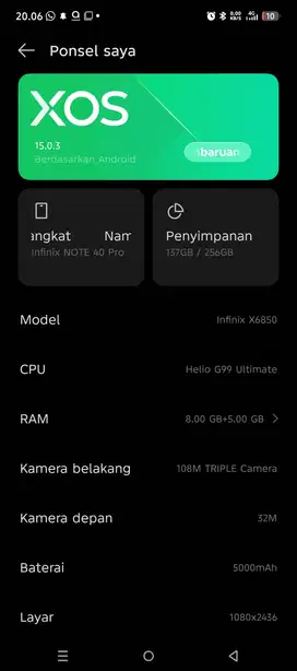 INFINIX NOTE 40 PRO