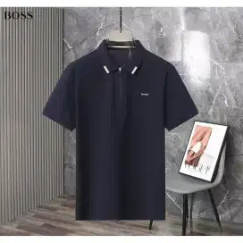 KAOS KERAH BOSS BRANDED IMPORT