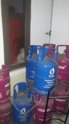 Jual gas12kg 9buah, gas5,5kg 2buah