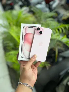 Iphone 15 128gb ibox pink 1 bulan pakai