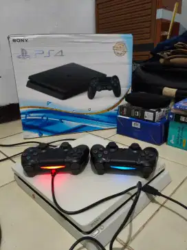 PS4 SLIM 500GB + 2TB STORAGE + BANYAK BONUS GAME