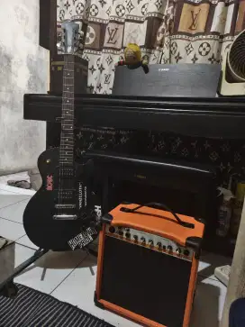 Di jual Electric guitar 1 set lengkap