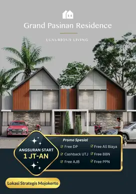 Dp 0% angsuran muali 1jutaan rumah strategis mojokerto