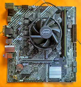 MOBO Asus H510M-D + PROSESOR INTEL GEN 10, GARANSI 14 HARI