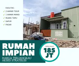 DIJUAL RUMAH CLUSTER 2 KAMAR SHM AKSES STRATEGIS DEKAT STASIUN