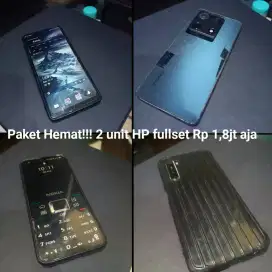 JualMurah 2 unit HP fullset Rp 1,9jt Infinix Note 30 Pro&Realme Narzo
