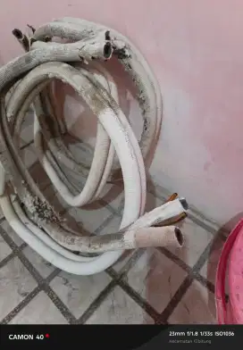 Pipa bekas AC 5 meteran terpotong