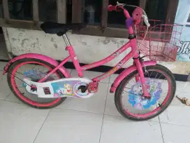Sepeda anak cewek uk 18 bekas