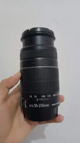 Canon efs 55-250 IS II lensa tele mantab