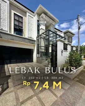 Rumah Cantik Ada Private Pool di Lebak Bulus Jakarta Selatan