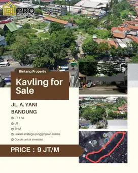 Bandung, jalan A.Yani, strategis, murah, di bawah NJOP