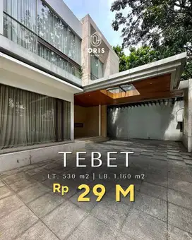Rumah Cantik Modern Tropical Ada Private Pool di Tebet Jakarta Selatan