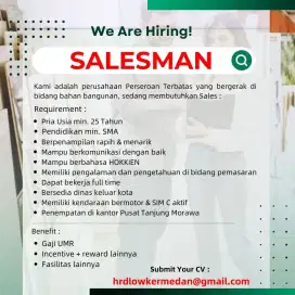 Salesman Bahan bangunan
