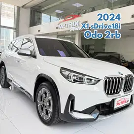 BMW X1 sDrive18i 2024 Facelift White on Black sDrive xLine Putih ATPM
