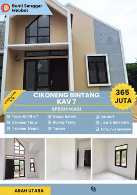 Rumah datar pinggir kota