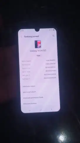 Samsung galaxy M34 ram 8/256