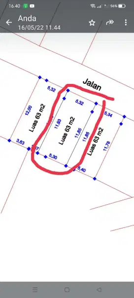Dijual Cepat Tnh Dau Sumbersekar Batu Mlg