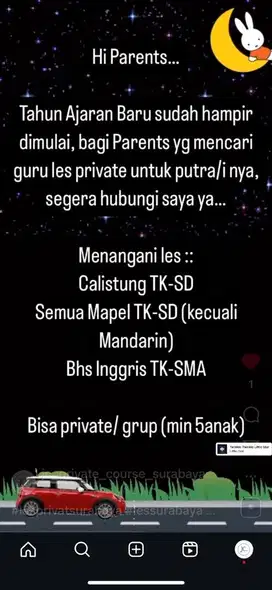 Menerima Les Pelajaran Surabaya Timur