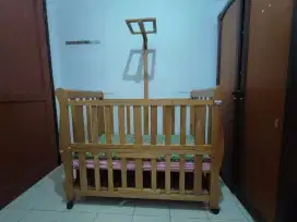 Ranjang anak bayi kayu jati