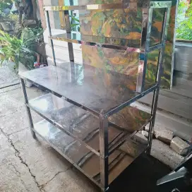 Meja susun rak merek Mr.dapur