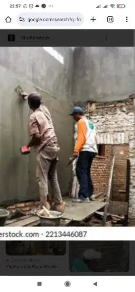 tukang bangunan dan bersih bersih rumah dan kuras toren