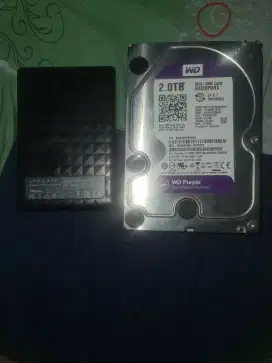 bundling hardisk internal 2tb & external 1 tb