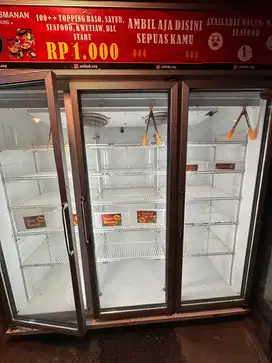 Showcase murah mulus second