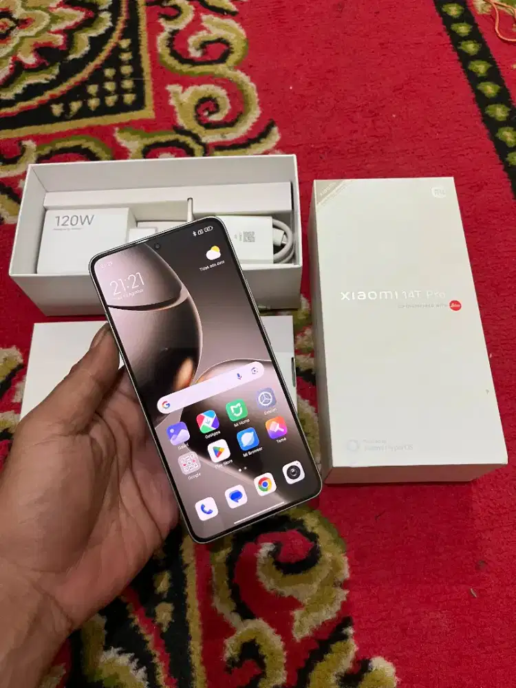 Xiaomi 14T Pro 5G Ram 12 Internal 512 Mulus Fullset Ori