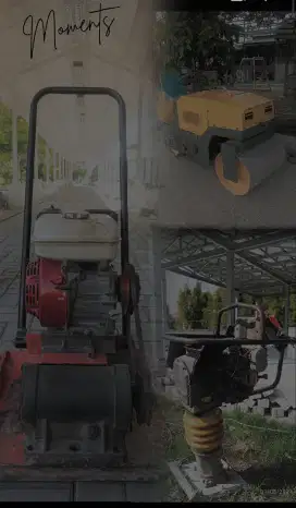 Sewa Baby Roller, Stamper Kuda, Stamper Kodok Pemadat Tanah dan Paving
