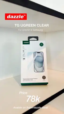Tempered glass ugreen clear