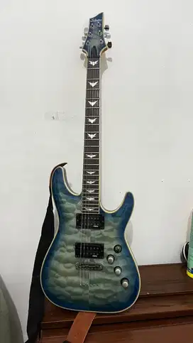 schecter omen extreme-6 ocean blue burst
