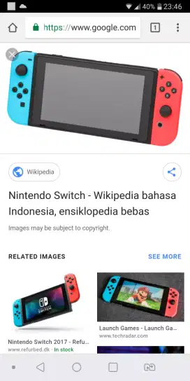 Nitendo switch 1 batangan