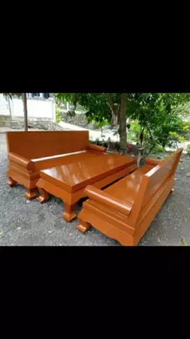 Meja tamu full jati