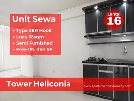 Sewa 2BR semi furnished apartments Bassura City