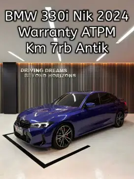 Bmw 330i M-Sport AT New Model 2025 Biru B165YYA Km7rb Nik 2024