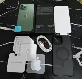 Iphone 13 Pro Max 128GB Green Inter CUKAI BH 80 Segel Fullset MURMERRR