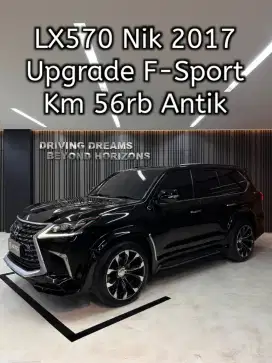 Lexus LX570 Upgrade F-Sport 2018 Hitam Km56rb B2920PBV Nik 2017