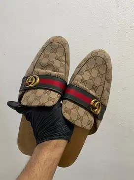 Sandal pria gucci mule 42/43 good mewah good quality harga net