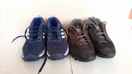 Sepatu adidas dan eiger