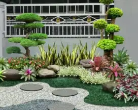 pembuatan taman rumput berkualitas
