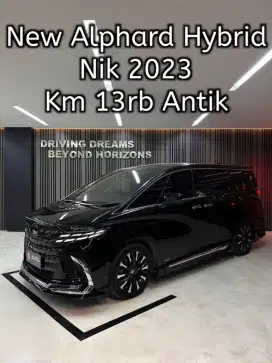 Alphard 2.5 HEV Hybrid Modelista 2024 Hitam Km13rb B1141CII Nik 2023