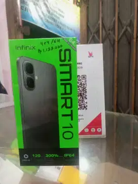 Promo Agustus !!! Infinix Smart 10 4/64 !! New !!