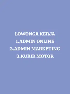ADMIN ONLINE KURIR MOTOR