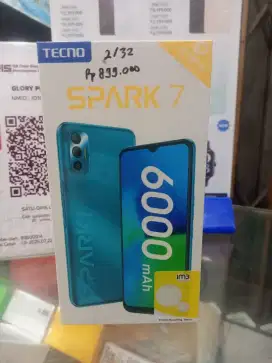 Habisin Stok !!! Tecno Spark 7 2/32 !! New !!
