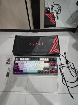 Keyboard Mechanical gaming RGB Ajazz ak870 screen fullset