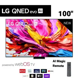 LG QNED Smart TV 4K 100 Inci LG QNED EVO AI QNED86 100QNED86A WebOS24