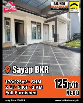 Di Sewakan Rumah Full Furnished Sayap BKR Tingg Bawa Koper
